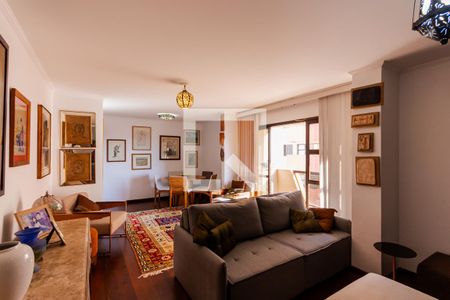 Sala de apartamento à venda com 3 quartos, 125m² em Parque das Nações, Santo André