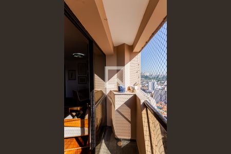 Varanda da Sala de apartamento para alugar com 3 quartos, 125m² em Parque das Nações, Santo André