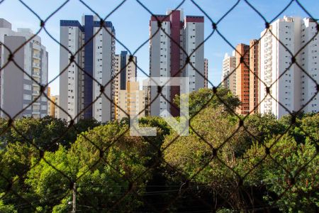 VISTA DA SACADA de apartamento à venda com 1 quarto, 70m² em Mansões Santo Antônio, Campinas