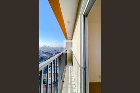 Varanda da Sala de apartamento à venda com 1 quarto, 27m² em Mooca, São Paulo