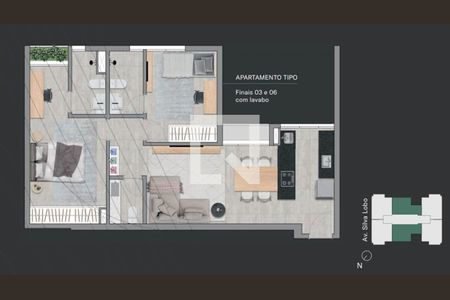 Apartamento à venda com 2 quartos, 76m² em Calafate, Belo Horizonte