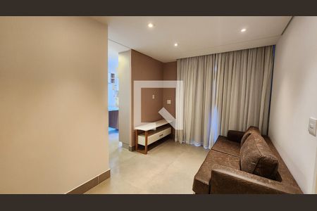 Detalhe Sala de apartamento para alugar com 1 quarto, 98m² em Boqueirão, Santos