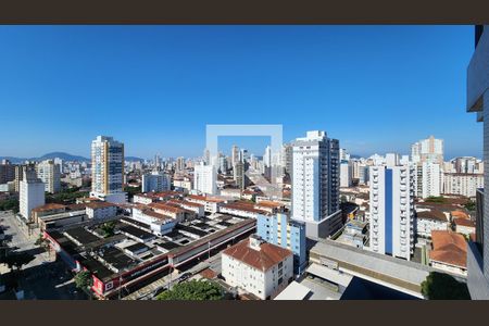 Vista da Sala de apartamento para alugar com 1 quarto, 98m² em Boqueirão, Santos