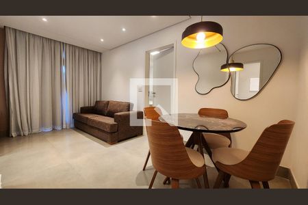 Sala de apartamento para alugar com 1 quarto, 98m² em Boqueirão, Santos