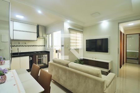 Sala de apartamento à venda com 2 quartos, 56m² em Parque Oratorio, Santo André