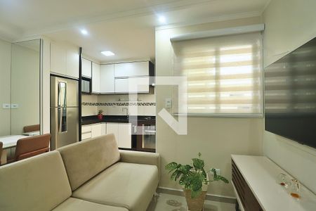 Sala de apartamento à venda com 2 quartos, 56m² em Parque Oratorio, Santo André