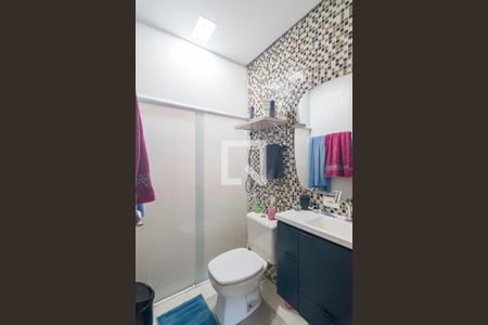 Banheiro da Suite de apartamento à venda com 2 quartos, 194m² em Parque João Ramalho, Santo André