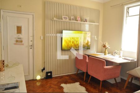 Sala de apartamento à venda com 1 quarto, 60m² em Higienópolis, Rio de Janeiro
