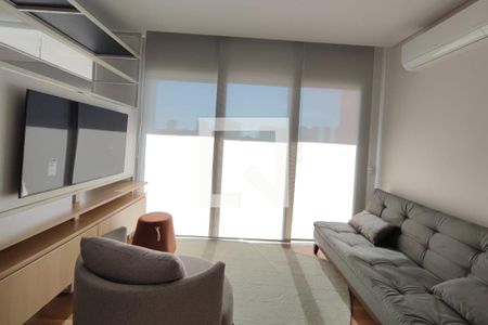 Sala e Cozinha de apartamento para alugar com 1 quarto, 40m² em Cambuí, Campinas