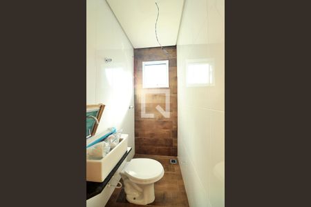 Suíte - Banheiro do Quarto 1 de apartamento para alugar com 2 quartos, 49m² em Parque das Nações, Santo André