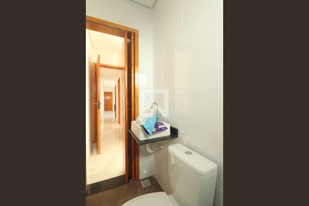 Suíte - Banheiro do Quarto 1 de casa de condomínio para alugar com 3 quartos, 106m² em Parque das Nações, Santo André