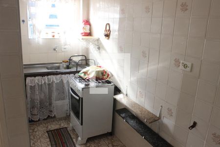 Cozinha de apartamento para alugar com 1 quarto, 40m² em Itararé, São Vicente