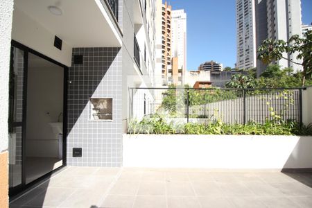 Varanda da sala de apartamento para alugar com 1 quarto, 63m² em Jardim Ampliação, São Paulo
