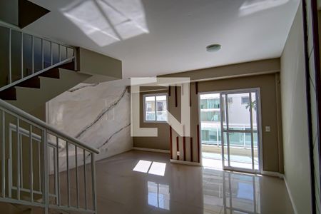 sala de apartamento para alugar com 3 quartos, 148m² em Pechincha, Rio de Janeiro
