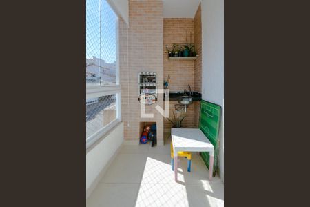 Varanda da Sala de apartamento à venda com 2 quartos, 89m² em Vila Gonçalves, São Bernardo do Campo