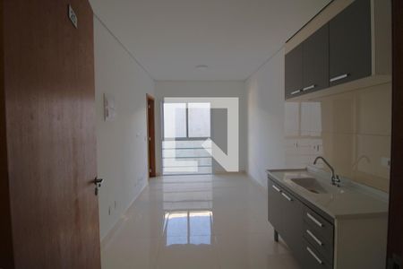Cozinha de apartamento para alugar com 1 quarto, 27m² em Jardim Palmares (zona Sul), São Paulo