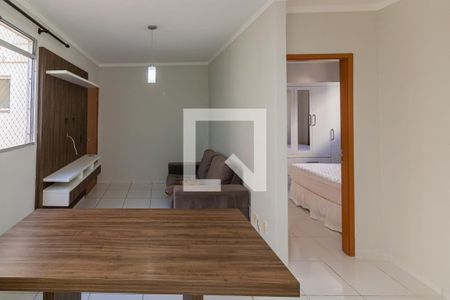 Sala de apartamento para alugar com 2 quartos, 47m² em Residencial Greenville, Ribeirão Preto