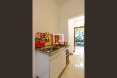 Cozinha de kitnet/studio à venda com 1 quarto, 29m² em São Conrado, Rio de Janeiro