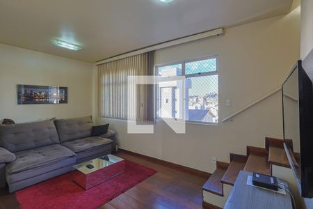 Sala  de apartamento à venda com 3 quartos, 148m² em Santa Efigênia, Belo Horizonte