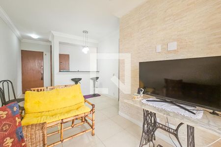 Sala de apartamento para alugar com 2 quartos, 70m² em Jardim Santa Genoveva, Guarujá