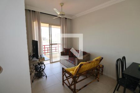 Sala de apartamento para alugar com 2 quartos, 70m² em Jardim Santa Genoveva, Guarujá