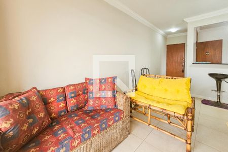 Sala de apartamento para alugar com 2 quartos, 70m² em Jardim Santa Genoveva, Guarujá