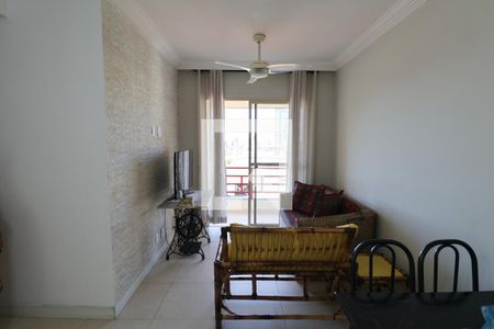 Sala de apartamento para alugar com 2 quartos, 70m² em Jardim Santa Genoveva, Guarujá