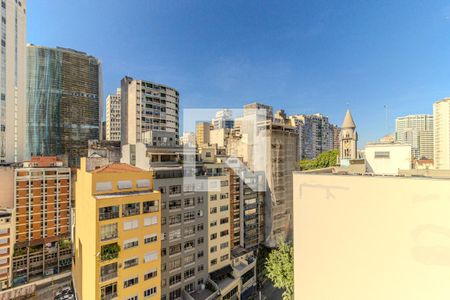 Vista da Sala de apartamento à venda com 1 quarto, 30m² em República, São Paulo