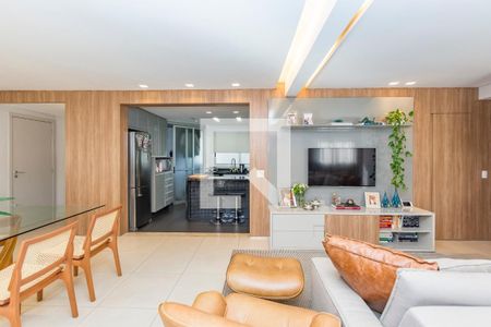Sala de apartamento à venda com 2 quartos, 104m² em Vila da Serra, Nova Lima