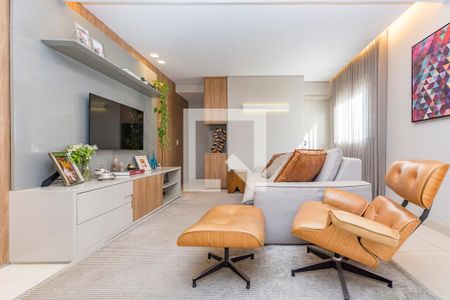 Sala de apartamento à venda com 2 quartos, 104m² em Vila da Serra, Nova Lima
