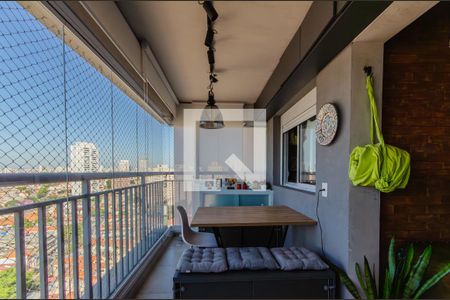 Varanda da Sala de apartamento à venda com 2 quartos, 60m² em Aclimação, São Paulo