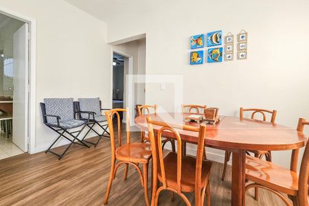 Sala de apartamento para alugar com 2 quartos, 72m² em Jardim Tres Marias, Guarujá