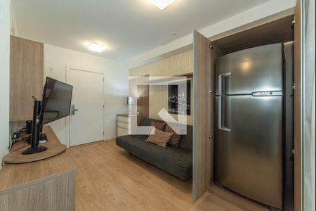 Sala de apartamento para alugar com 1 quarto, 33m² em Brooklin Paulista, São Paulo