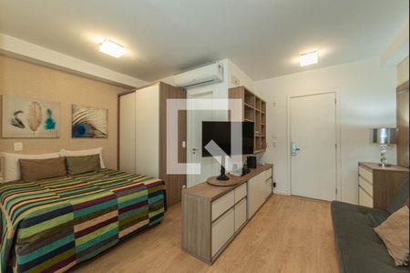 Sala de apartamento para alugar com 1 quarto, 33m² em Brooklin Paulista, São Paulo