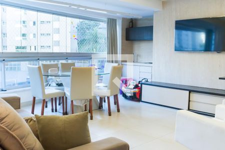 sala de apartamento à venda com 3 quartos, 104m² em Vila da Serra, Nova Lima