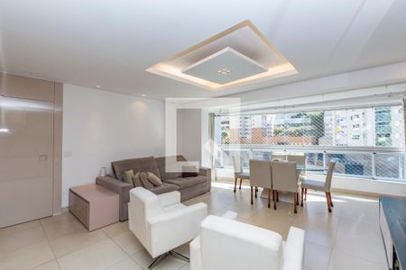 Sala de apartamento à venda com 3 quartos, 104m² em Vila da Serra, Nova Lima