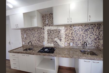 Cozinha de apartamento para alugar com 2 quartos, 37m² em Barra Funda, São Paulo