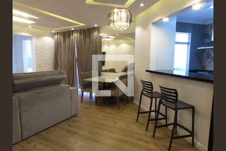 Sala de apartamento para alugar com 2 quartos, 80m² em Jardim Maria Rosa, Taboão da Serra