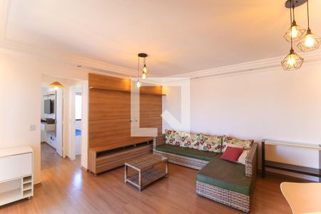 Sala de apartamento para alugar com 2 quartos, 78m² em Jardim Henriqueta, Taboão da Serra