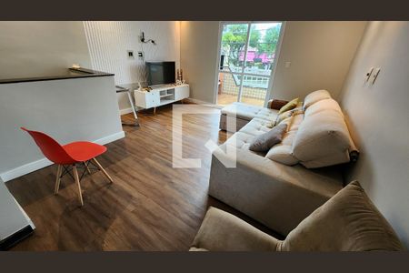 Sala de casa para alugar com 3 quartos, 108m² em Macuco, Santos