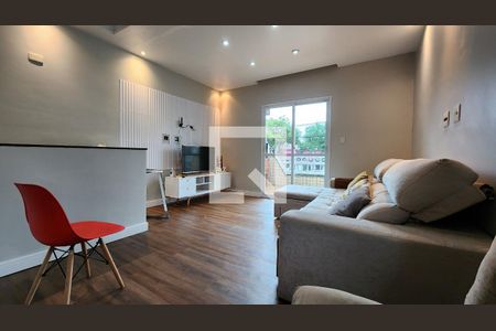 Sala de casa para alugar com 3 quartos, 108m² em Macuco, Santos