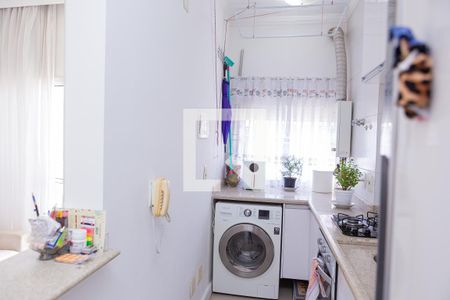 Cozinha e Área de Serviço de apartamento à venda com 1 quarto, 42m² em Jardim Castelo, São Paulo