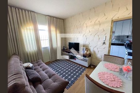Sala de apartamento à venda com 2 quartos, 55m² em Eldorado, Contagem