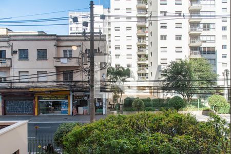 Vista da sala de apartamento para alugar com 1 quarto, 32m² em Vila Mariana, São Paulo