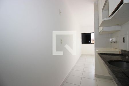 Cozinha e Área de Serviço de apartamento para alugar com 1 quarto, 28m² em Riacho Fundo I, Brasília