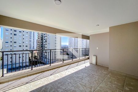 Varanda da Sala de apartamento à venda com 3 quartos, 122m² em Brás, São Paulo