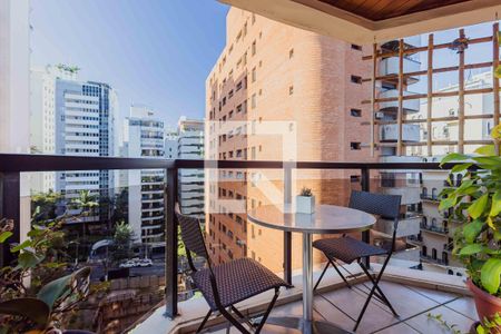 Varanda de apartamento para alugar com 1 quarto, 48m² em Jardim Paulista, São Paulo