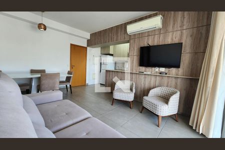 Sala de apartamento para alugar com 2 quartos, 72m² em Gonzaga, Santos