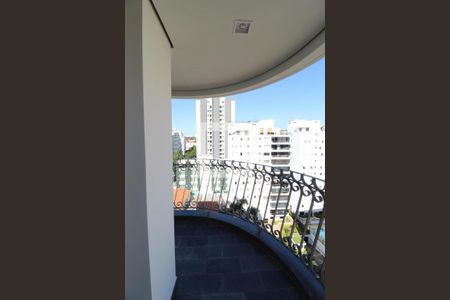 Varanda Sala de apartamento para alugar com 3 quartos, 100m² em Indianópolis, São Paulo
