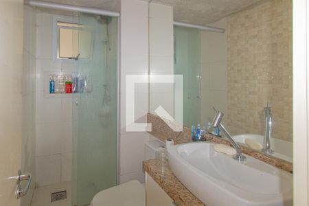 Banheiro de apartamento à venda com 2 quartos, 55m² em Mato Grande, Canoas